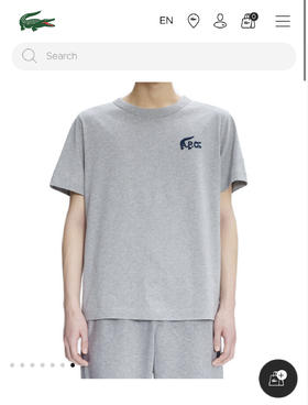 TX210 L.A.C X A..P..C 植绒小标 情侣款圆领短袖体恤