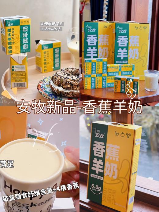 完爆韩国宾瑞！【香蕉羊奶】富含膳食纤维，元气100%！早餐好搭档～ 商品图6