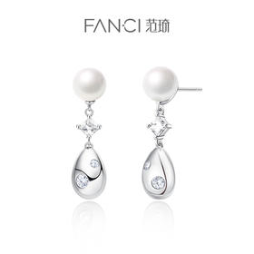 【冰晶小糖豆贝珠耳环】下单赠精美礼盒+顺丰速运+运费险