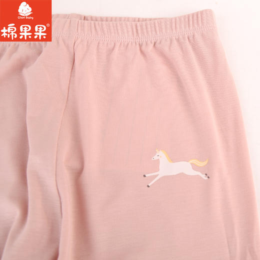 棉果果夏季新品5A抗菌女童80-130码莫代尔七分打底裤M221206424332 商品图1