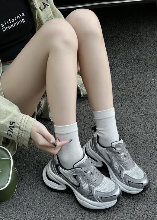 【AITA】时尚做旧增高老爹鞋女复古不规则设计运动休闲鞋 商品图4