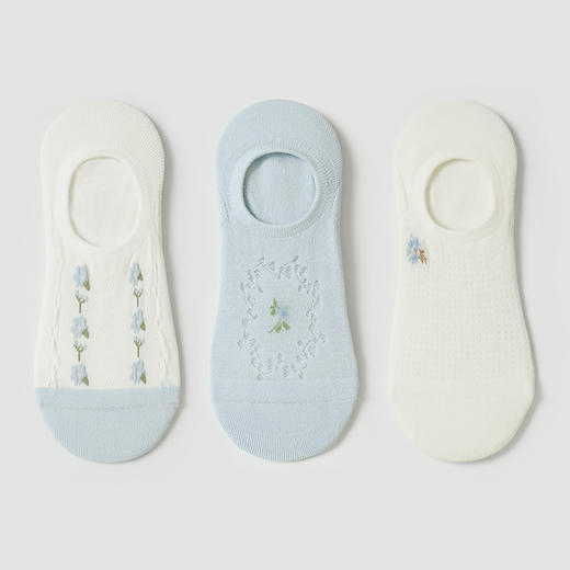 都市丽人休闲系列隐形袜女精梳棉袜子中厚隐形袜LC4DD3 商品图1