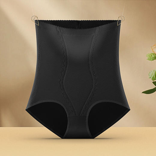 【束住赘肉，塑造好身材】简约高腰收腹裤女，柔软舒适的棉质裆，富有弹性的束身设计，让你的身材美得毫无压力。冰丝塑身打底裤，双层亲肤透气底裆不湿腻！ 商品图5