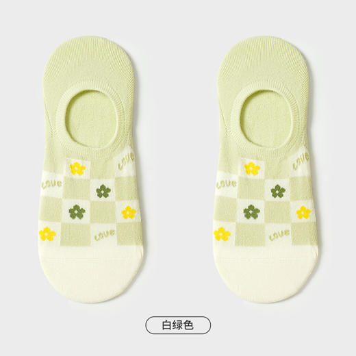 都市丽人休闲系列隐形袜女精梳棉袜子中厚隐形袜LC4DD4 商品图2