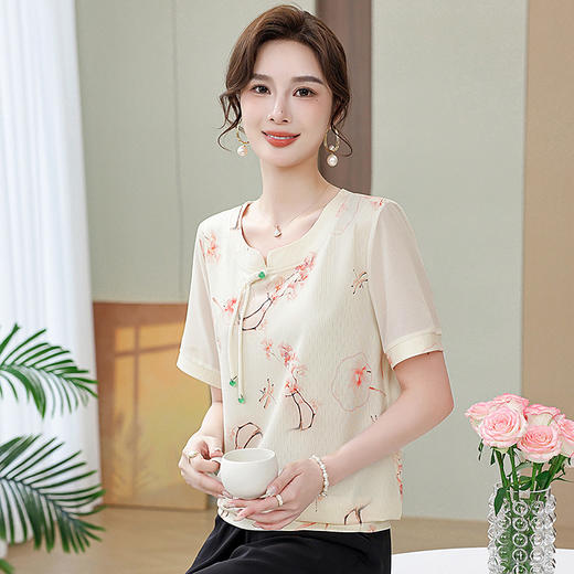 MC 728雪纺t恤洋气夏季小衫 商品图3