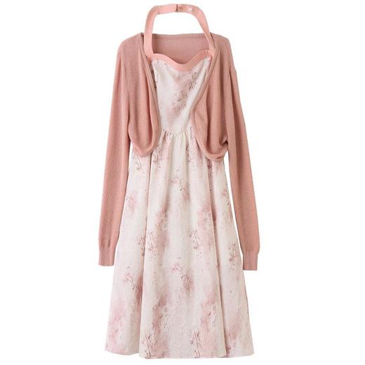 【预订·最迟6天发货】碎花吊带连衣裙女2024春季新款气质复古两件套套装裙开衫夏季外搭 商品图4