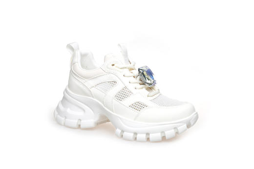 豪麟名鞋奥莱迪嘉女鞋时尚老爹鞋牛皮革DJJGA41WX012白色  原价1960元 商品图0