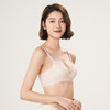 都市丽人自然舒适内衣女蕾丝文胸B杯适穿3/4杯薄款无钢圈三排扣LB42C6 商品缩略图2