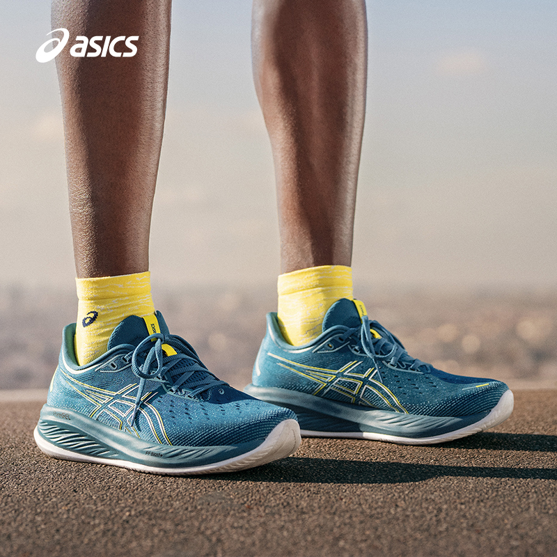 ASICS亚瑟士GEL-CUMULUS 26男子跑鞋耐磨透气轻量缓震回弹运动鞋1011B792