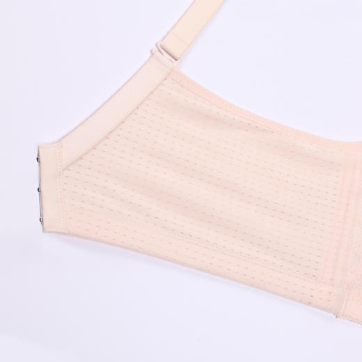 都市丽人聚拢升杯内衣女蕾丝文胸A杯适穿3/4杯加加厚常规内衣无钢圈三排扣YB45A1 商品图6