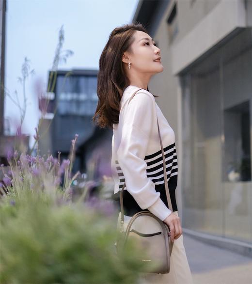 小托特包 | VINEY含牛皮斜挎菜篮子水桶轻奢大容量手提小包V90627 商品图4