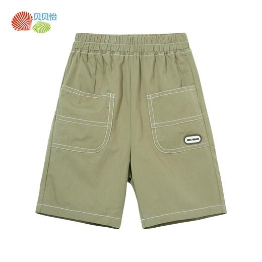 贝贝怡男童五分裤夏季薄款2024新款儿童短裤男孩休闲运动宽松裤子ZB2DK023 商品图5