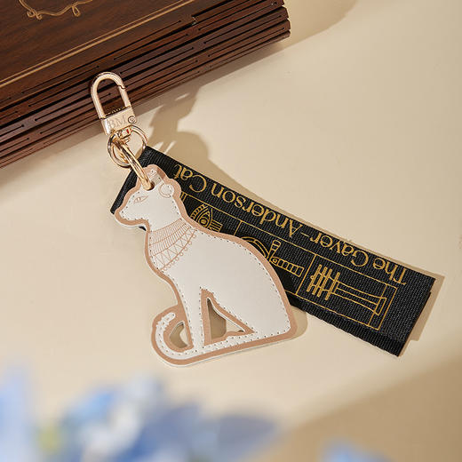 大英博物馆 盖亚安德森猫系列 安卡织带钥匙扣挂件 安德森猫织带钥匙扣挂件 商品图1
