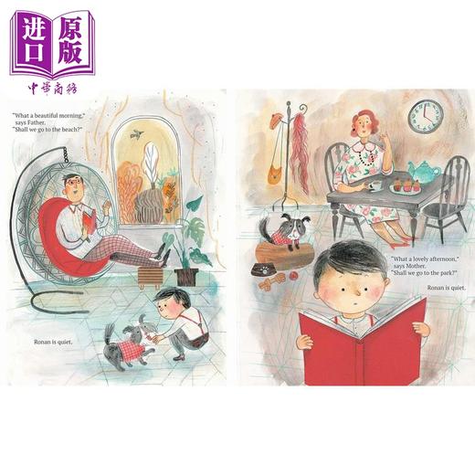 【中商原版】哇哇声的男孩 Rashin Kheiriyeh The Boy Who Said Wow英文原版 儿童绘本 图画故事书 精装精品绘本 进口童书 商品图1