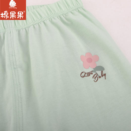 棉果果夏季新品5A抗菌纯棉80-130码女童九分裤M221208224357 商品图2