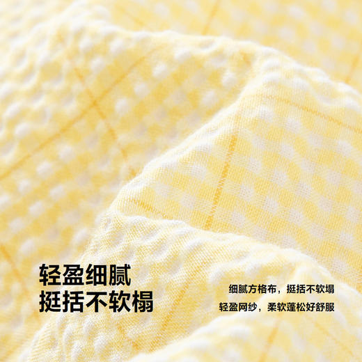 迷你巴拉女童连衣裙甜美木耳边小清新格子文艺网纱裙子 商品图3