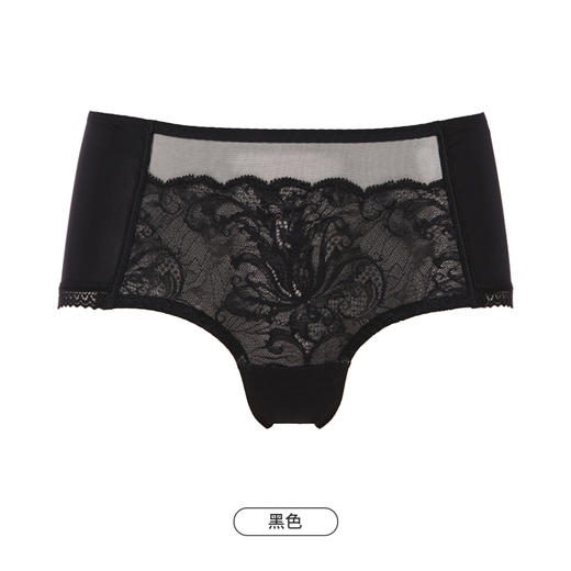 都市丽人舒软挺塑轻塑塑身内裤女蕾丝+双拉塑身无塑身平角内裤LP49B3 商品图12