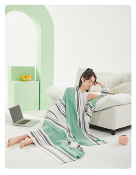 「四款配色！轻奢质感」蕉下航空毯头等舱飞机毛毯 轻奢提花毯加厚抗皱磨毛毯柔软午睡毯沙床上用品居家布艺