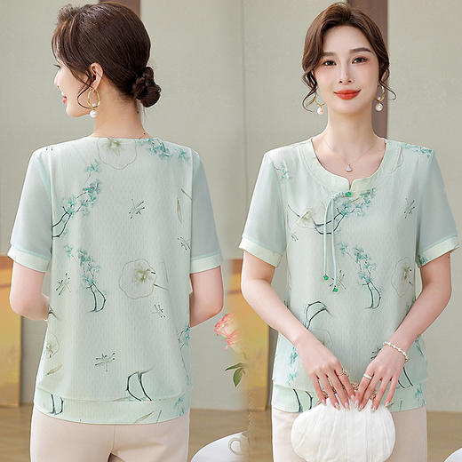 MC 728雪纺t恤洋气夏季小衫 商品图1