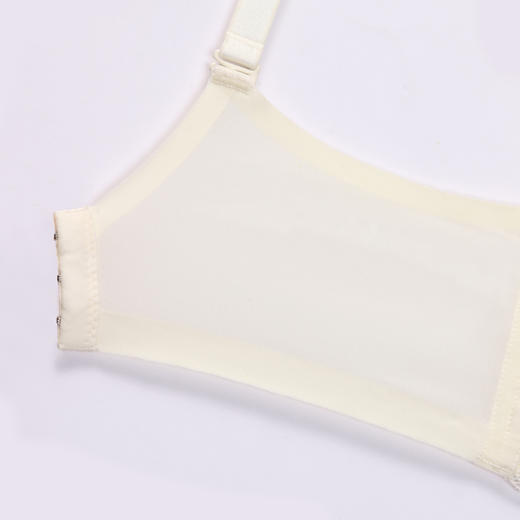 都市丽人聚拢升杯内衣女蕾丝文胸B杯适穿3/4杯超薄款速干常规内衣软钢圈三排扣YB42A6 商品图6