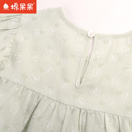 棉果果夏季新品女童无袖连衣裙M222701424250 商品图2