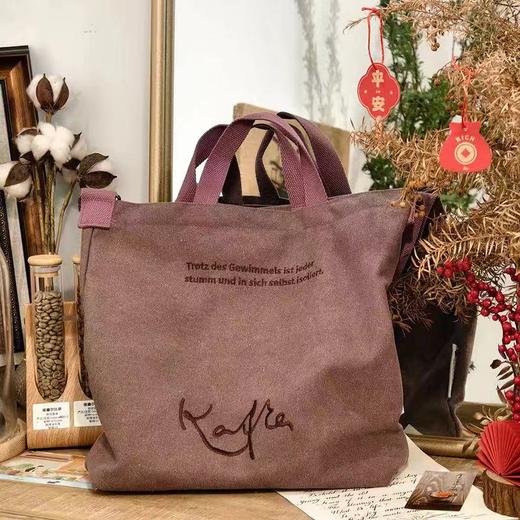 卡夫卡签名刺绣托特包 商品图8