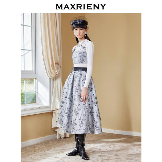 MAXRIENY复古蝴蝶结针织秋季毛衫吊带设计感轻奢(货号:MC87SW565) 商品图1