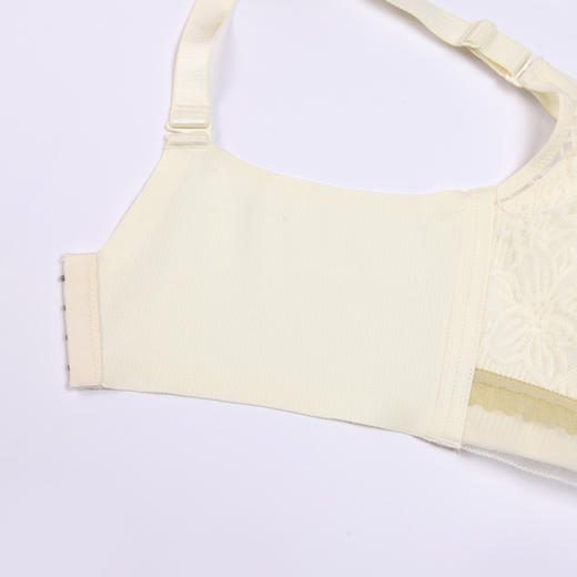 都市丽人凉感小凉风内衣女蕾丝文胸BC杯适穿3/4杯薄款树脂胶圈四排扣YB42B1 商品图7