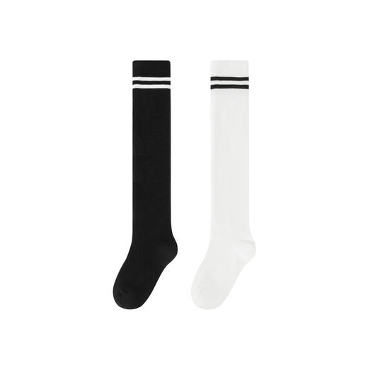 【2双装】迷你巴拉男女童学院风过膝袜儿童夏季薄款透气袜子 商品图4