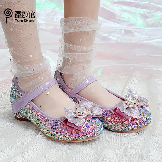 PureShare水钻皇冠蝴蝶结爱心跟单鞋 商品图1