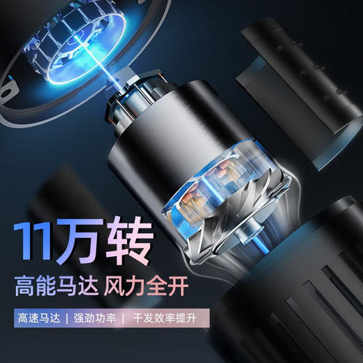 金稻 吹风机家用电吹风筒高速负离子大风力速干低噪音吹头发恒温 KD328 商品图2