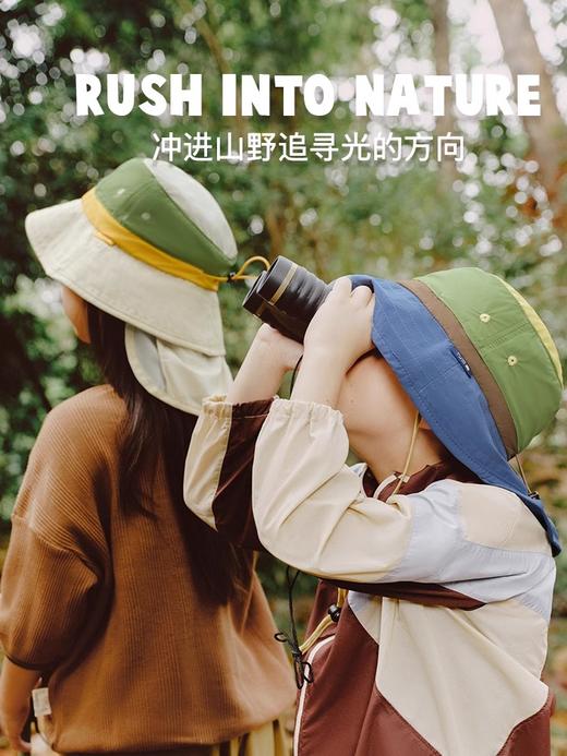 正版！【UPF50+，阻隔紫外线99.9%】zoyzoii儿童防晒帽子宝宝遮阳防紫外线2024夏季薄款超轻男女婴儿 商品图1