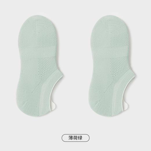 都市丽人简约系列隐形袜女高含棉袜子中厚隐形袜LC4DA1 商品图3