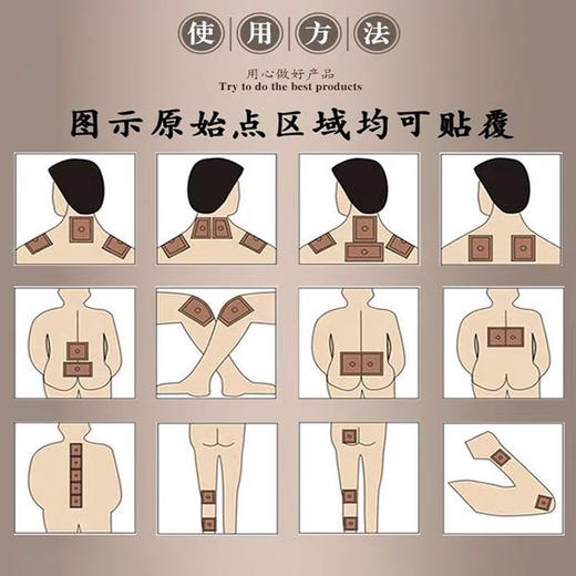 【摆脱身体痛 越贴越轻松】佰舒健痛贴 肩颈贴 肩颈/腰腿/关节等部位均适用 武林风民间功夫王指定产品 8贴/盒 商品图3