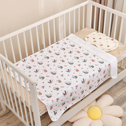 【防水透气 柔软亲肤】婴儿隔尿垫可洗纯棉a类防水透气宝宝防尿四季隔尿垫姨妈期生理垫 商品图10