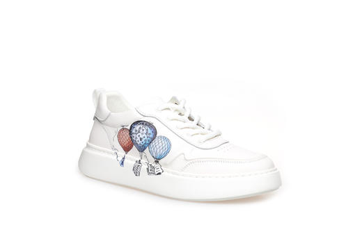 豪麟名鞋奥莱迪嘉男鞋牛皮革休闲鞋DJWTA41MX006白色  原价1960元 商品图0