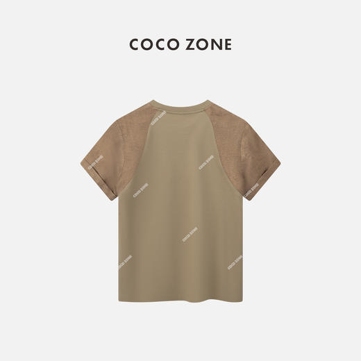 COCO ZONE2024新中式国风设计感盘扣T恤休闲圆领上衣CC1A0529 商品图1