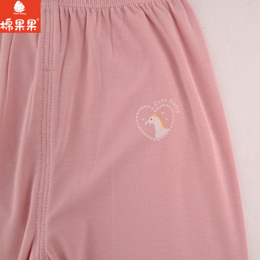 棉果果夏季新品5A抗菌女童80-130码随心裁九分裤M221208424331 商品图2