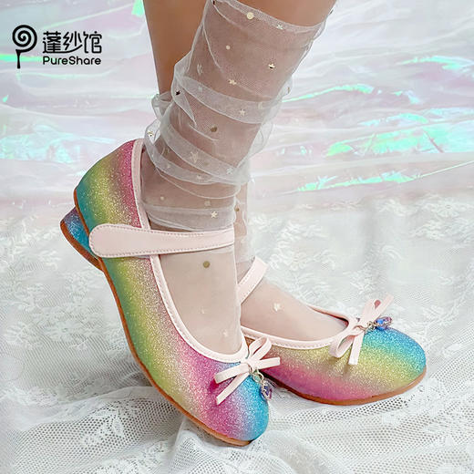 PureShare蝴蝶结水钻扣爱心跟单鞋 商品图0