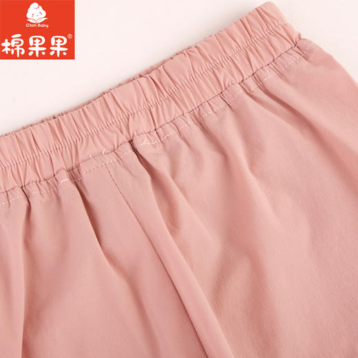 棉果果夏季新品女童防晒速干爽滑弹力梭织九分裤M222208424219 商品图5