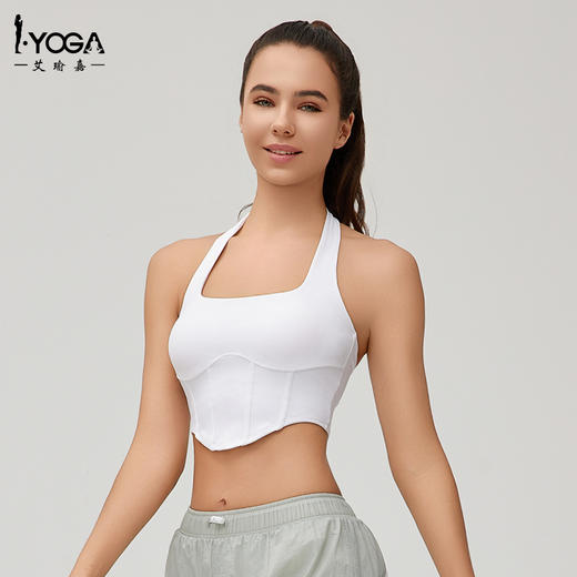 IYOGA  2024  欧美运动健身挂脖裹胸BRA085 商品图4