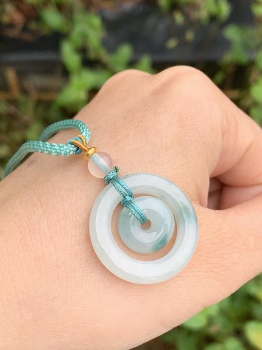 【直播大场福利】冰种飘花子母扣吊坠 平安吉祥 随机发货 含证书 商品图5