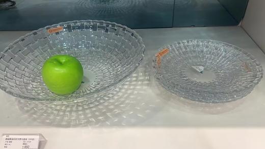 【样品特惠，仅1套无原包装，无货退款】德国进口水晶玻璃水果盘果斗沙拉盘干果碗盘果斗零食果碗套装 商品图2