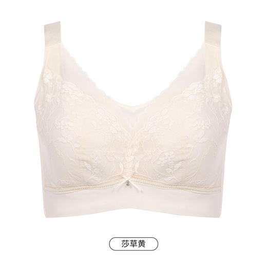 都市丽人完美包容大罩杯内衣女蕾丝文胸CDE杯适穿3/4杯超薄款速干软钢圈四排扣YB43J7 商品图9