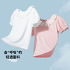 贝贝怡女童短袖T恤2024新款儿童泡泡袖夏季女宝宝洋气公主风夏装ZB2DS032 商品缩略图1