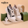 Safiya/索菲娅2023秋蕾丝绣花网纱松糕厚底休闲鞋SF33112505 商品缩略图6