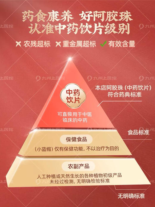 【女性推荐】阿胶 阿胶珠中药饮片真驴皮正宗阿胶球中药材旗舰店冬季滋补阿胶 商品图2