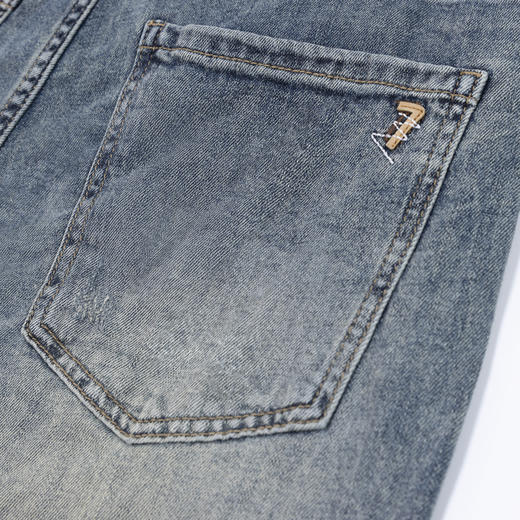 【断码清仓】HX 夏季水洗萝卜牛仔九分裤S210420025101 商品图6