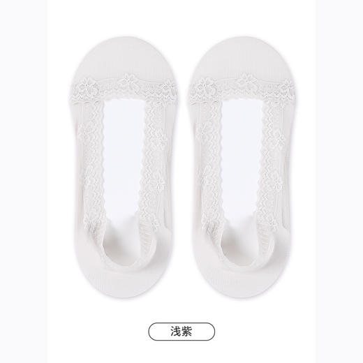 都市丽人简约系列隐形袜女锦纶袜子薄款隐形袜LC4DD8 商品图6