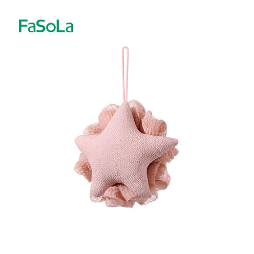 FaSoLa沐浴球女可爱浴花大号搓澡巾两用高档起泡不散超柔软洗澡球 商品图5